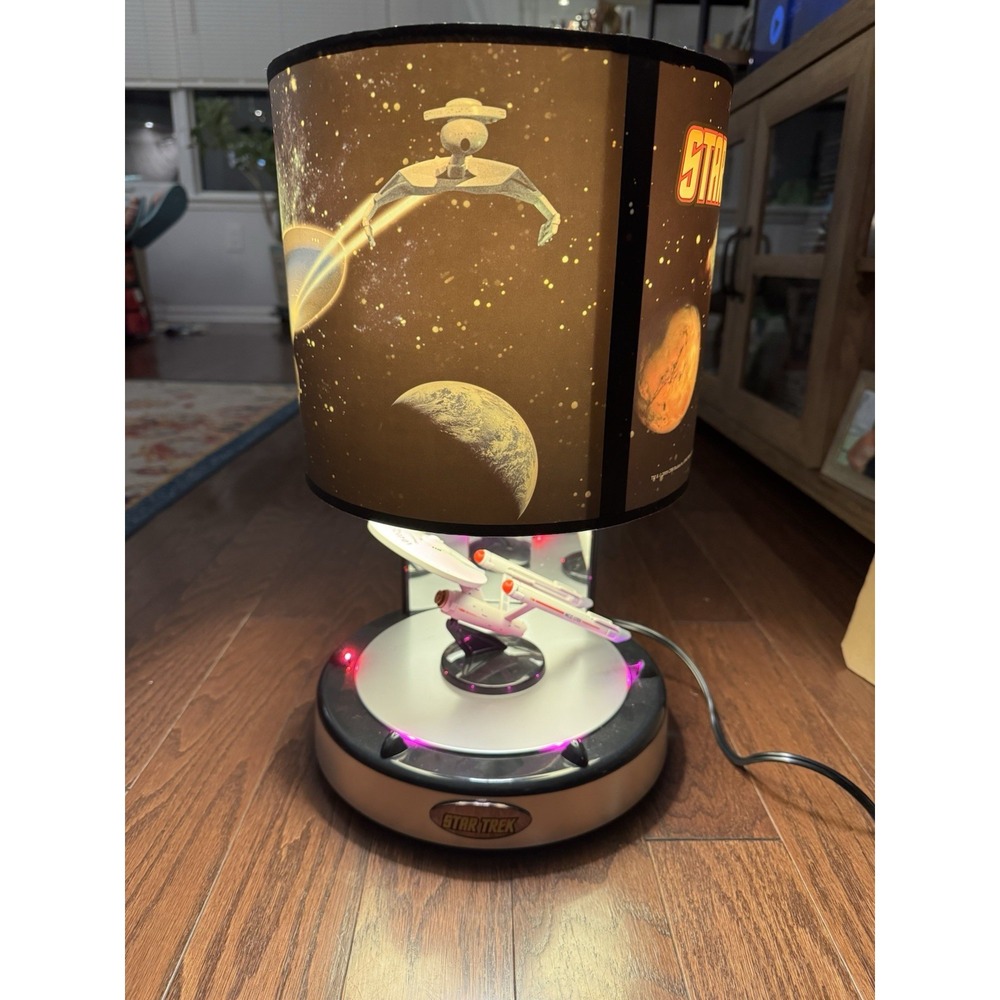 Star Trek Rotating Table Lamp Rabbit Tanaka Entertainment - Doesn't Rotate - Picture 9 of 11